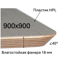 Столешница Ультра 90х90